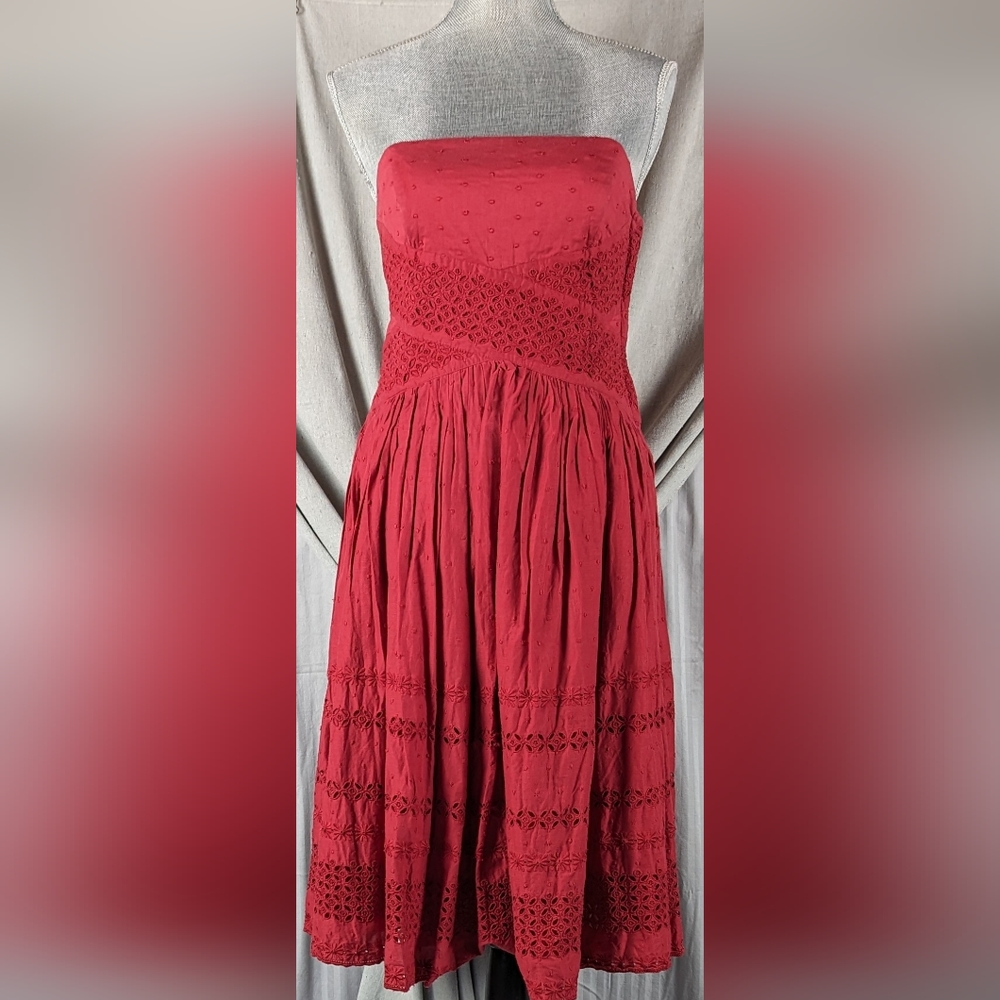 Anthropologie Viola Eyelet Dress
